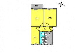 Freundliche 3-Raum-Wohnung mit Balkon zu vermieten!
