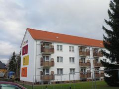 Sanierung und Modernisierung von Wohnungen in der Neuen Halberstädter Straße 55 und 57.